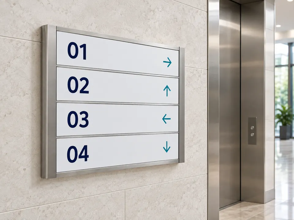 Directory Signage — illustrative example showing the product in use