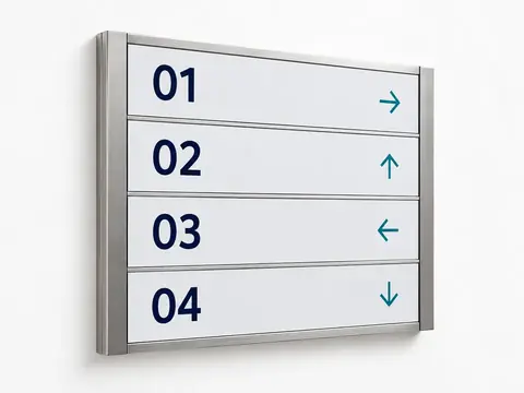 Directory Signage — illustrative product concept on a clean background