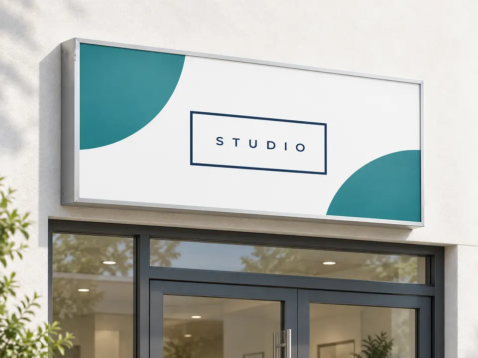 Flex Face Signage — illustrative example showing the product in use
