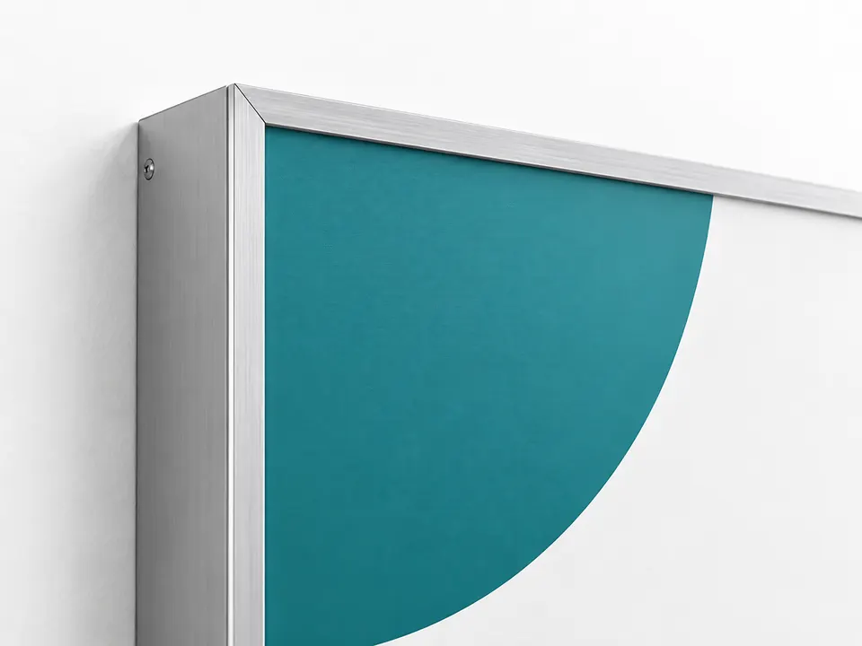 Flex Face Signage — close-up of the illustrative product materials and finish