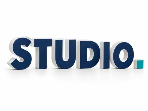 Forex & Foam Letters — illustrative product concept on a clean background