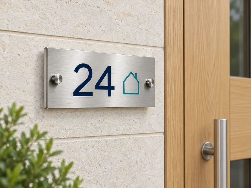 Home Name Plates — illustrative example showing the product in use