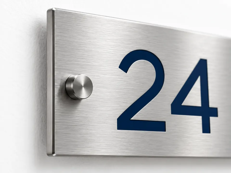 Home Name Plates — close-up of the illustrative product materials and finish