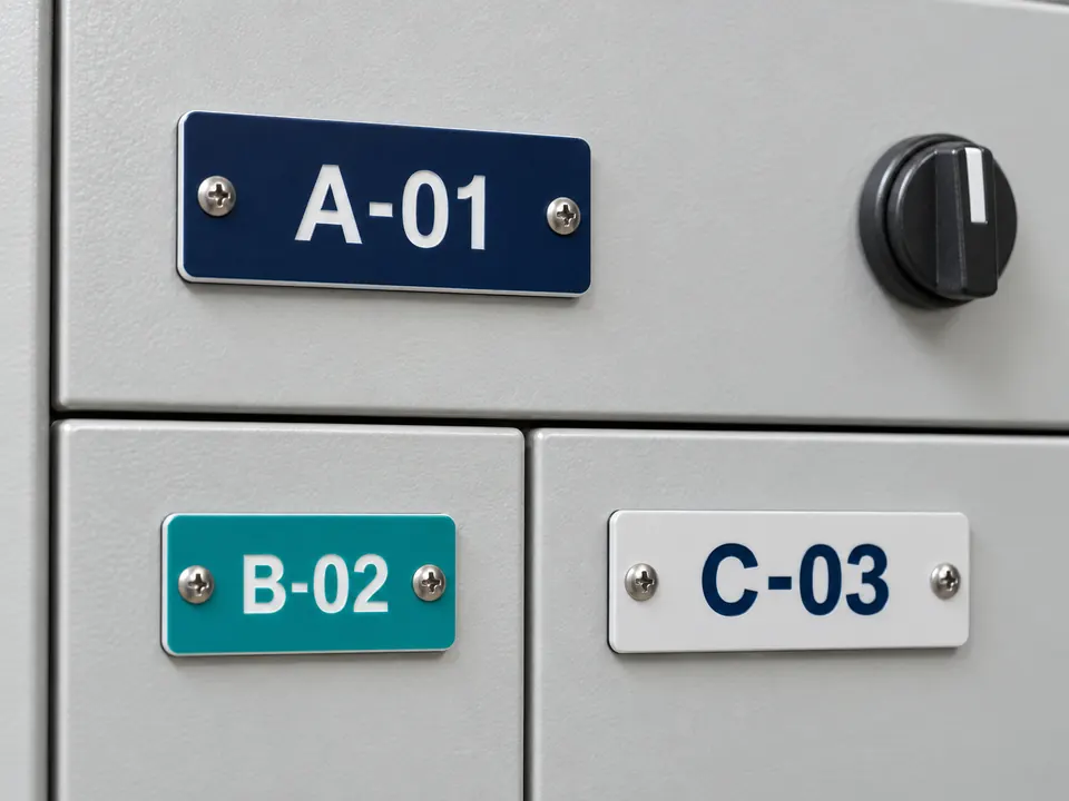 Traffolyte & PVC Labels — illustrative example showing the product in use