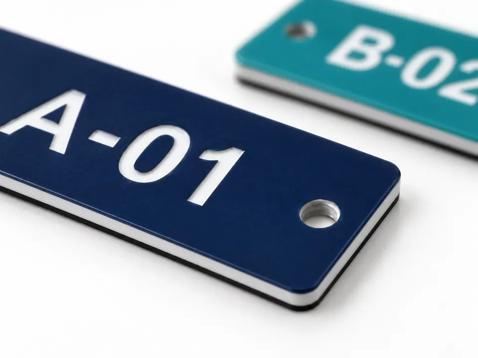 Traffolyte & PVC Labels — close-up of the illustrative product materials and finish