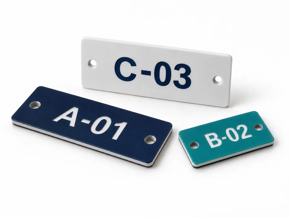 Traffolyte & PVC Labels — illustrative product concept on a clean background