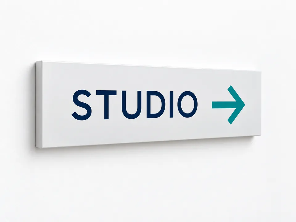 Wall Mounted Signage — illustrative product concept on a clean background